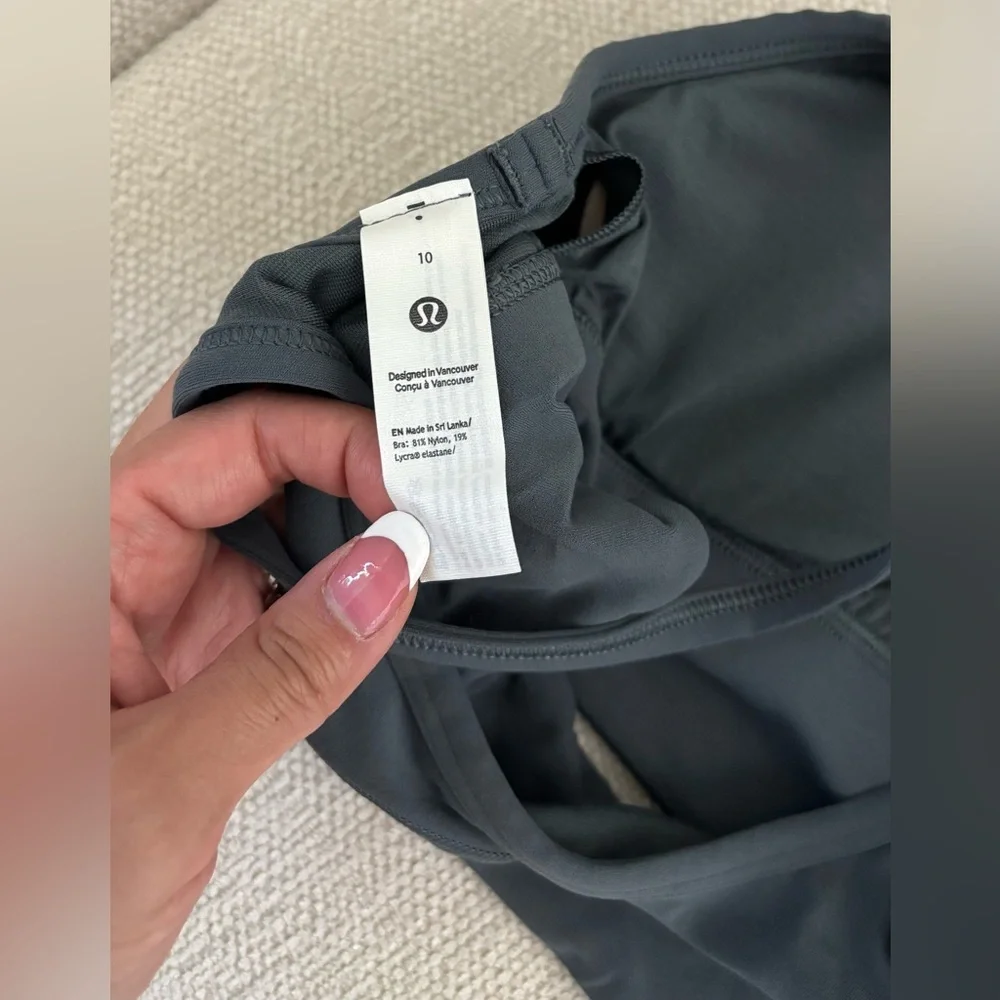 (BNWT) Lululemon Align Sweetheart Bra A/B Cup in Oil Grey